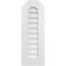 Ekena Millwork Octagonal Top Surface Mount PVC Gable Vent w/ 3-1/2"W x 1"P Standard Frame, 12"W x 34"H GVPOT12X3401SN - alternate 1
